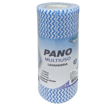 Rolo de Pano Multiuso Lavanderia 100 Folhas Algodão Superabsorvente Limpeza Rápida e Eficiente