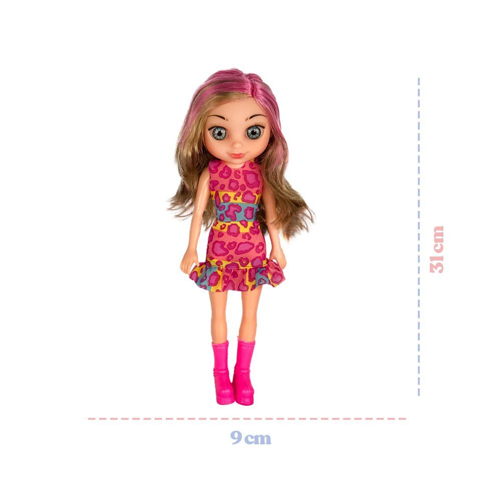 Boneca Juju Mommy Mamãe e Filhinha com Acessórios - Brinquedo Infantil com Roupas e Itens Decorativos