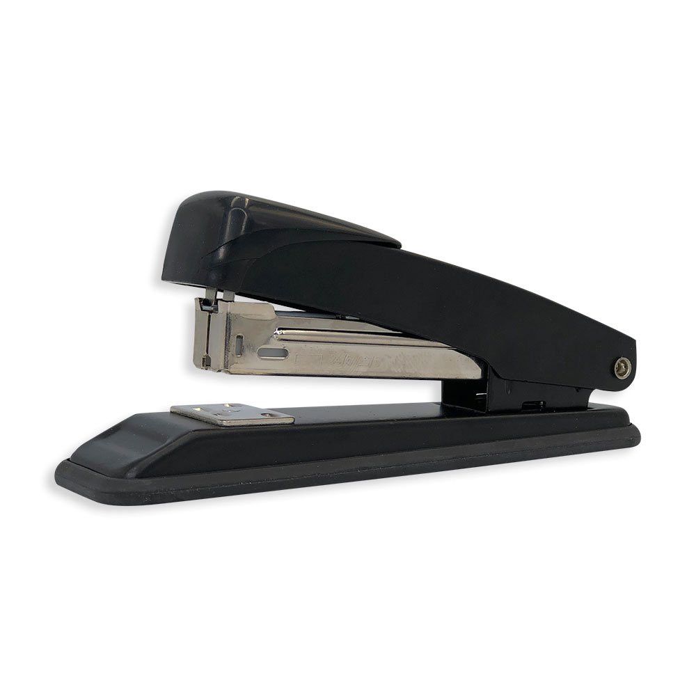 Grampeador de Aço 13cm para Escritório e Escola Capacidade 20 Folhas Ergonômico Azul