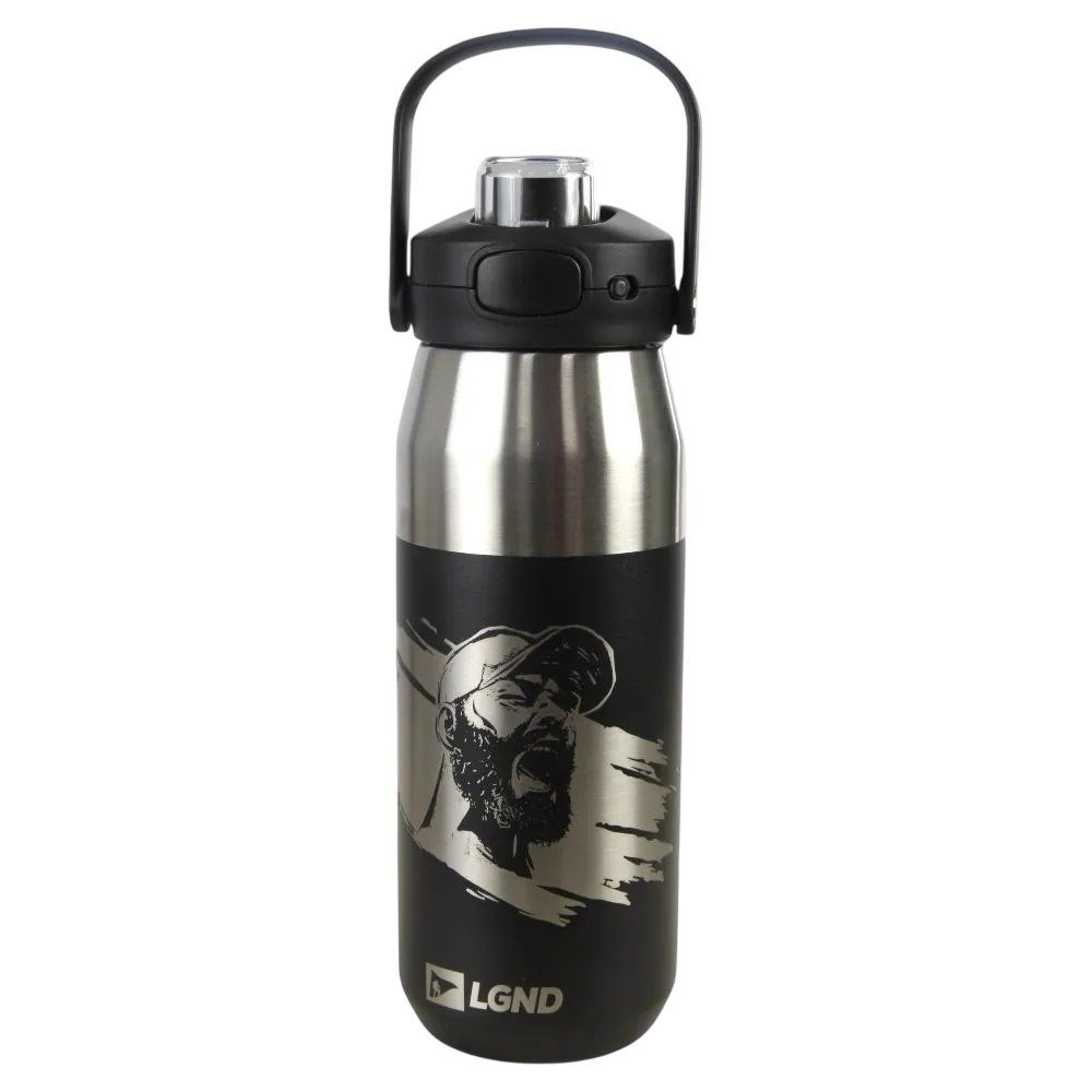 Garrafa Térmica Inoxidável AHU Legendários 750ml Preta Vácuo Bebidas Quentes Frias Durável - Imagem 8