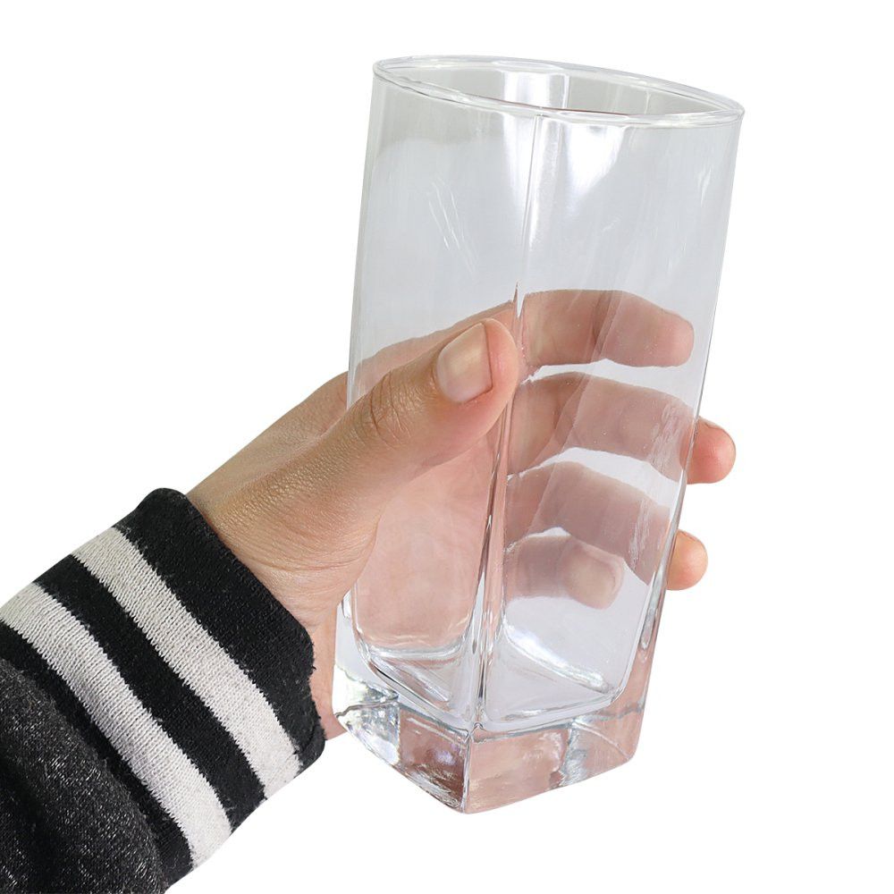 Jogo 6 Copos Quadrado Texas Vidro 290ml - Imagem 5