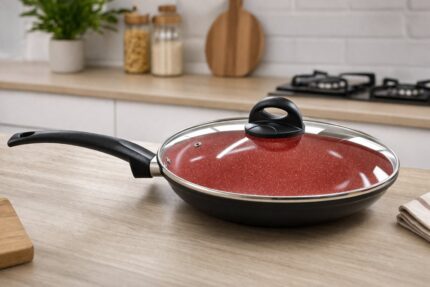 Frigideira com Tampa ceramica Antiaderente 28cm
