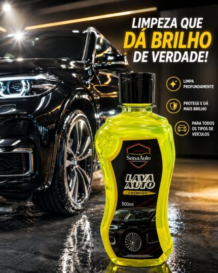 Lava Auto liquido cremoso 500ml - verde