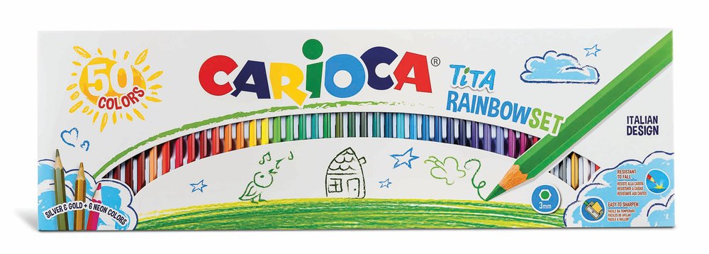 Kit 24 Lápis de Cor Com Borracha - Imagem 5
