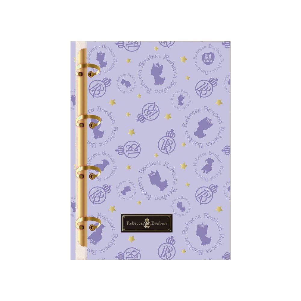 Caderno Argolado Rebecca Bonbon 160 Folhas Sortido Escolar Organizador Material Escolar - Imagem 3