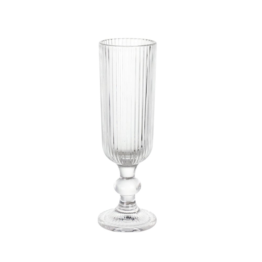 Jogo 6 Taça de Champagne Versalhes Gold Vidro 170 ml - Imagem 2