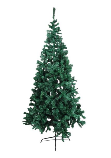 Árvore de Natal Pinheiro 2,40m Verde 1.400 Galhos Decoração Natalina Moderna Resistente