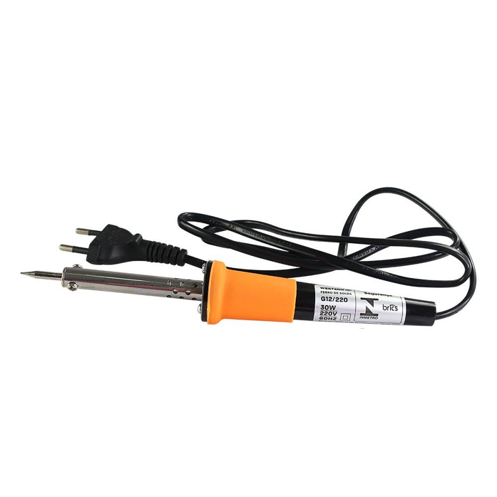 Ferro de Solda 220V Profissional 60W Ergonômico Aquecimento Rápido Ponta Fina}} - Imagem 5