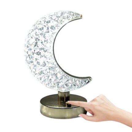 Mini Luminária LED de Mesa USB Ajustável Luz Branca 3 Níveis de Brilho Porta USB Compacta