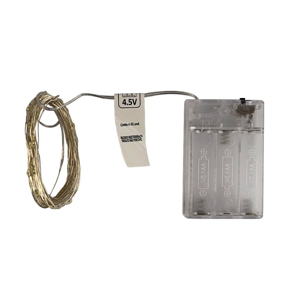 Fio de Fada LED Colorido 10m Cordão de Luz Decoração Festas Ambiente Interno Externo - Imagem 4