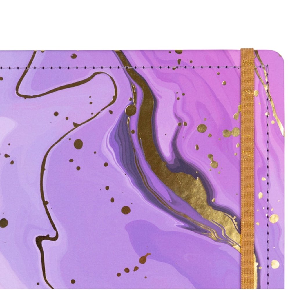 Caderno Gran Lilás Disko Grande G Capa Dura Disco Reposicionável - Imagem 3