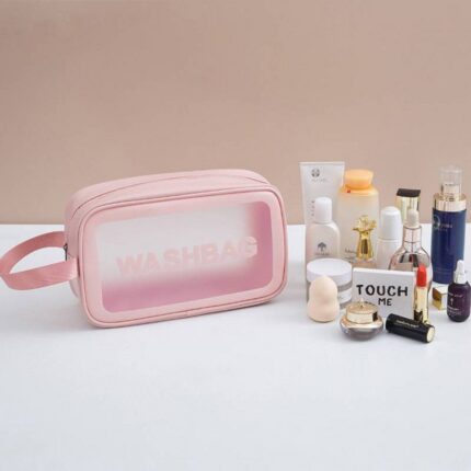 Necessaire Organizadora com Alça Sortida - Espaçosa, Resistente, Multiuso para Viagem e Higiene Pessoal