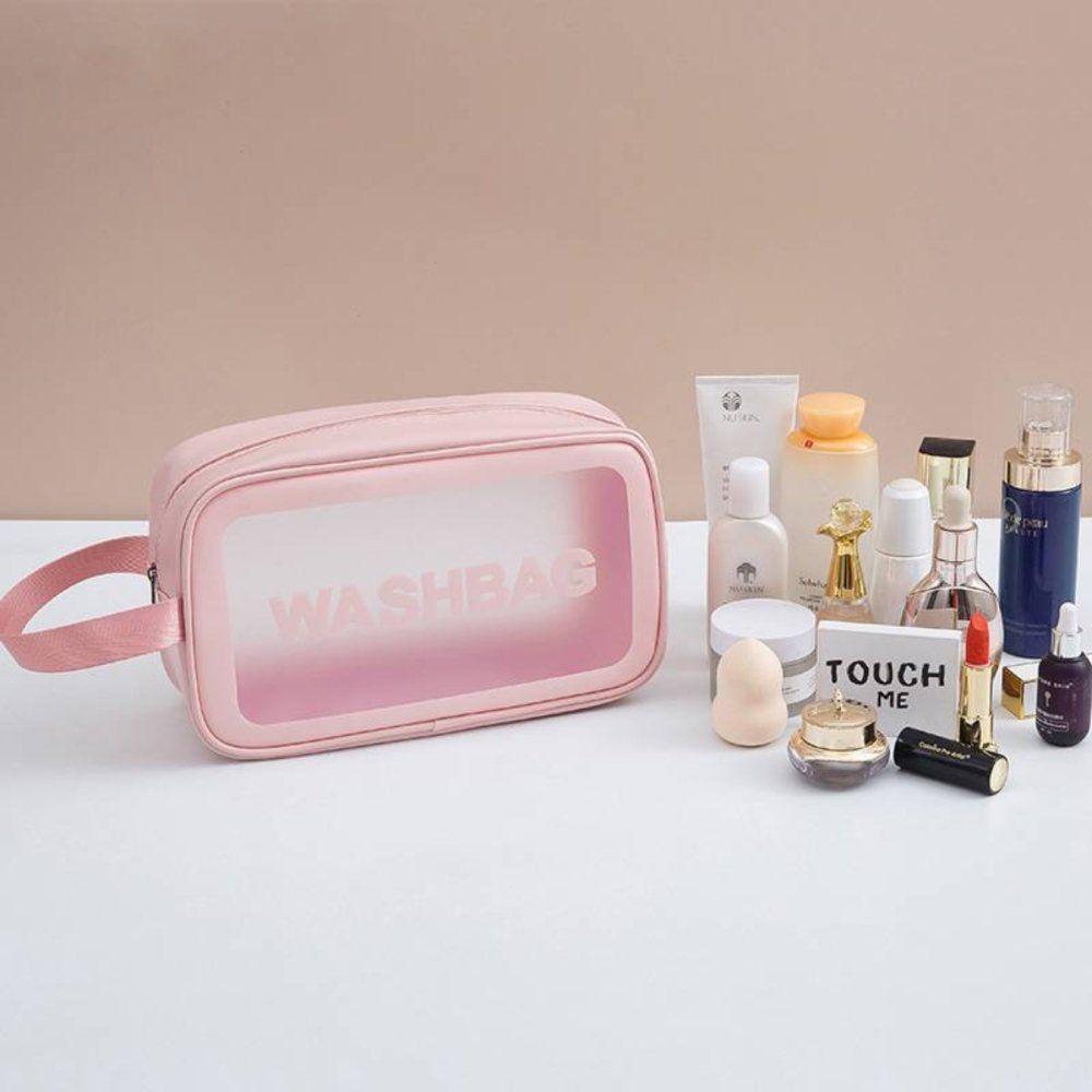 Necessaire Organizadora com Alça Sortida - Espaçosa, Resistente, Multiuso para Viagem e Higiene Pessoal