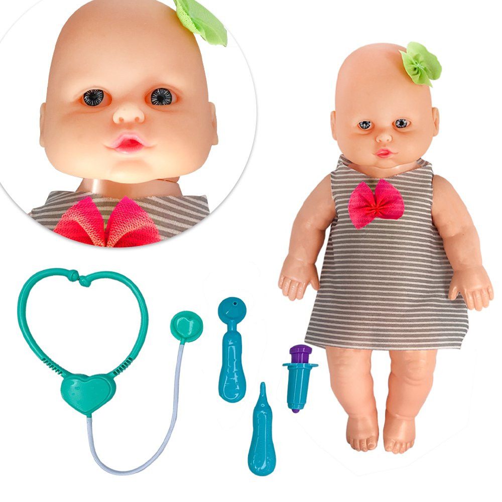 Boneca Babidu Dodói com Acessórios Médicos e Roupinhas, Brinquedo Infantil Educativo - Imagem 4