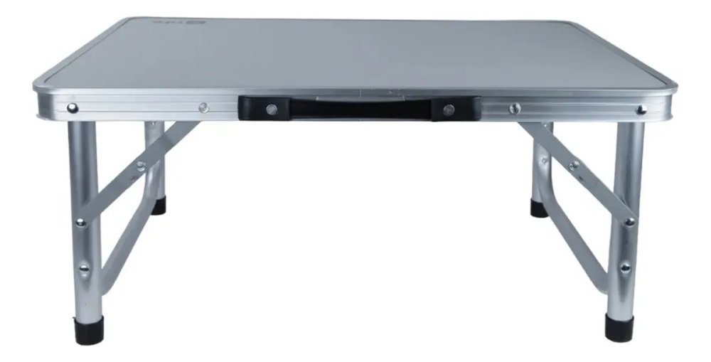 Mesa Auxiliar Ajustável Alumínio 70cm Altura Regulável Dobrável para Sala e Escritório - Imagem 3