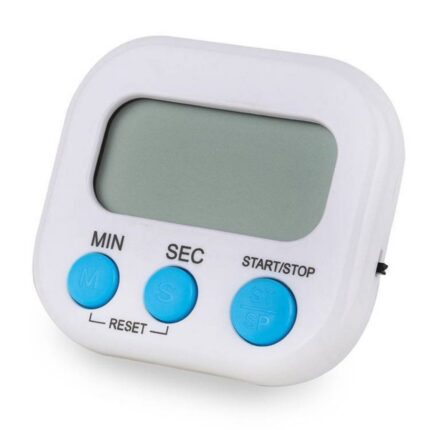 Mini Relógio Digital Para Cozinha Sortido com Alarme Timer e Display LCD Compacto Colorido