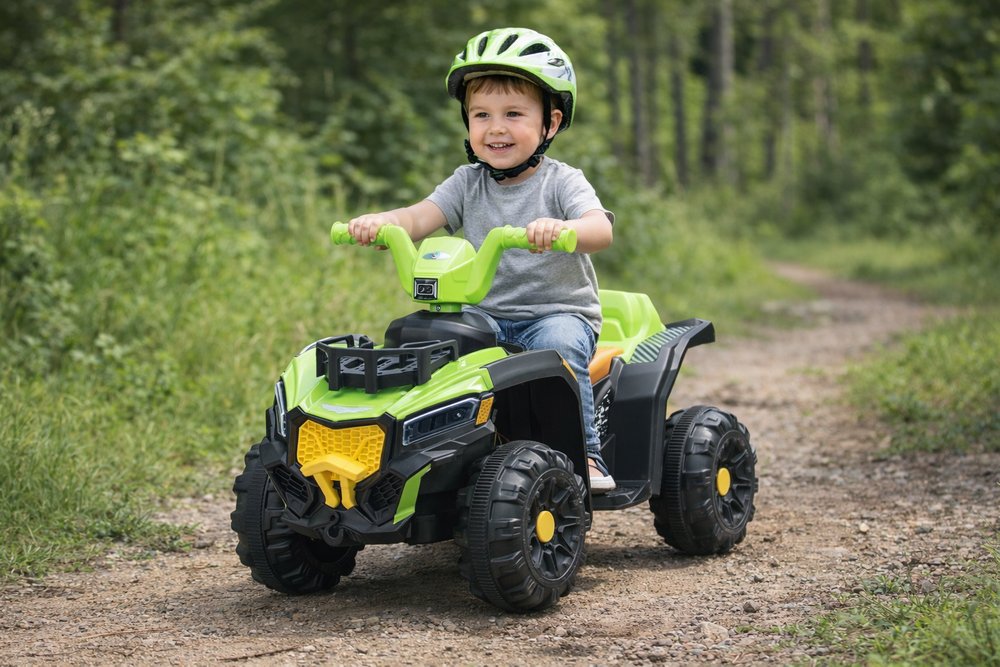 Quadriciclo Elétrico Infantil Adventure - Verde - Imagem 14