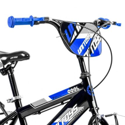 Bicicleta Infantil Pro Aventura Aro 16 Rodinhas Azul Quadro Metal Freio V-brake