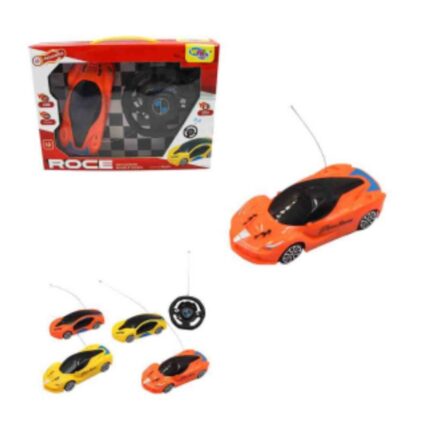 Carro Controle Remoto Race HR-150 3 Funções Velocidade Luzes Cores Sortidas