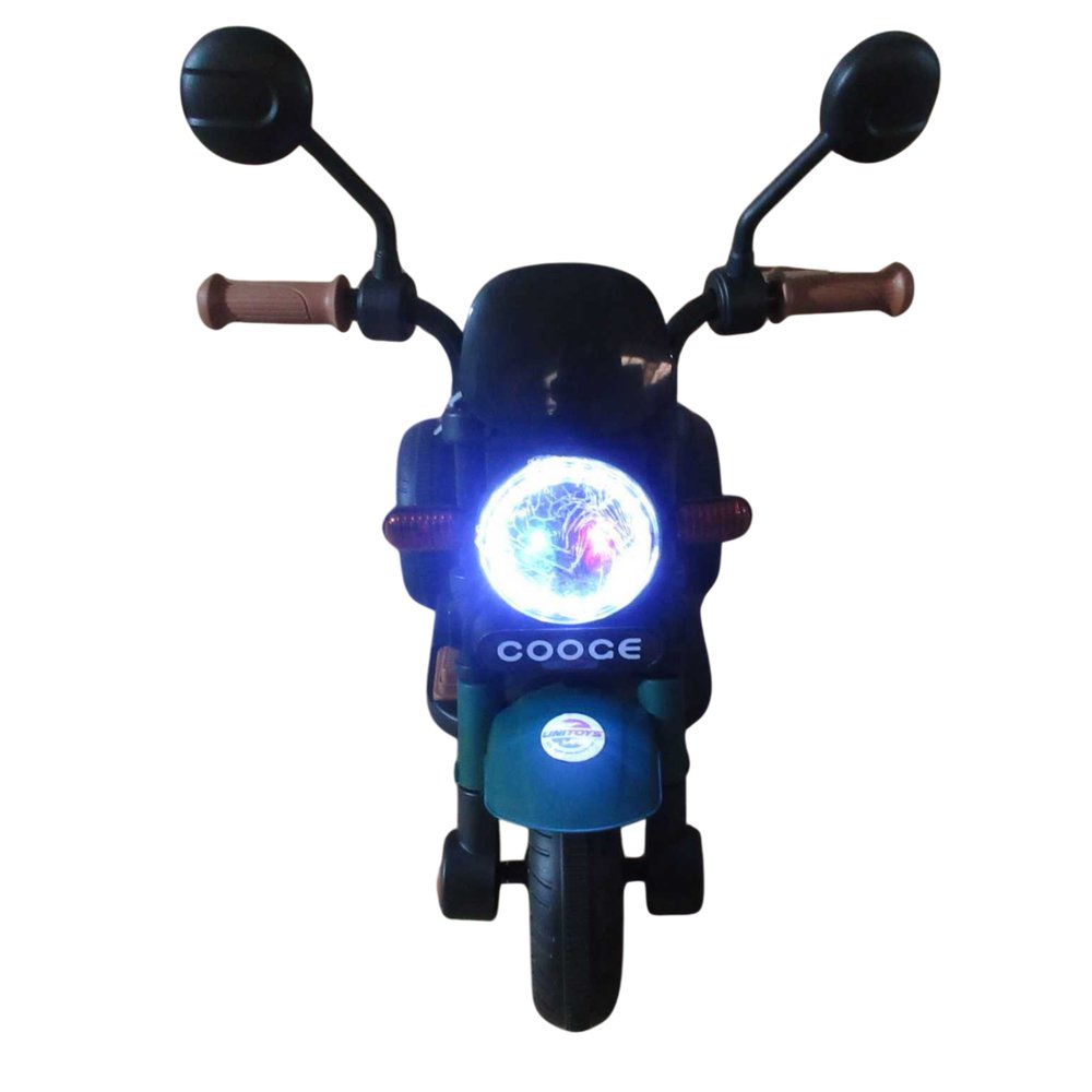 Moto Elétrica Infantil Prime Retrô - Verde - Imagem 3