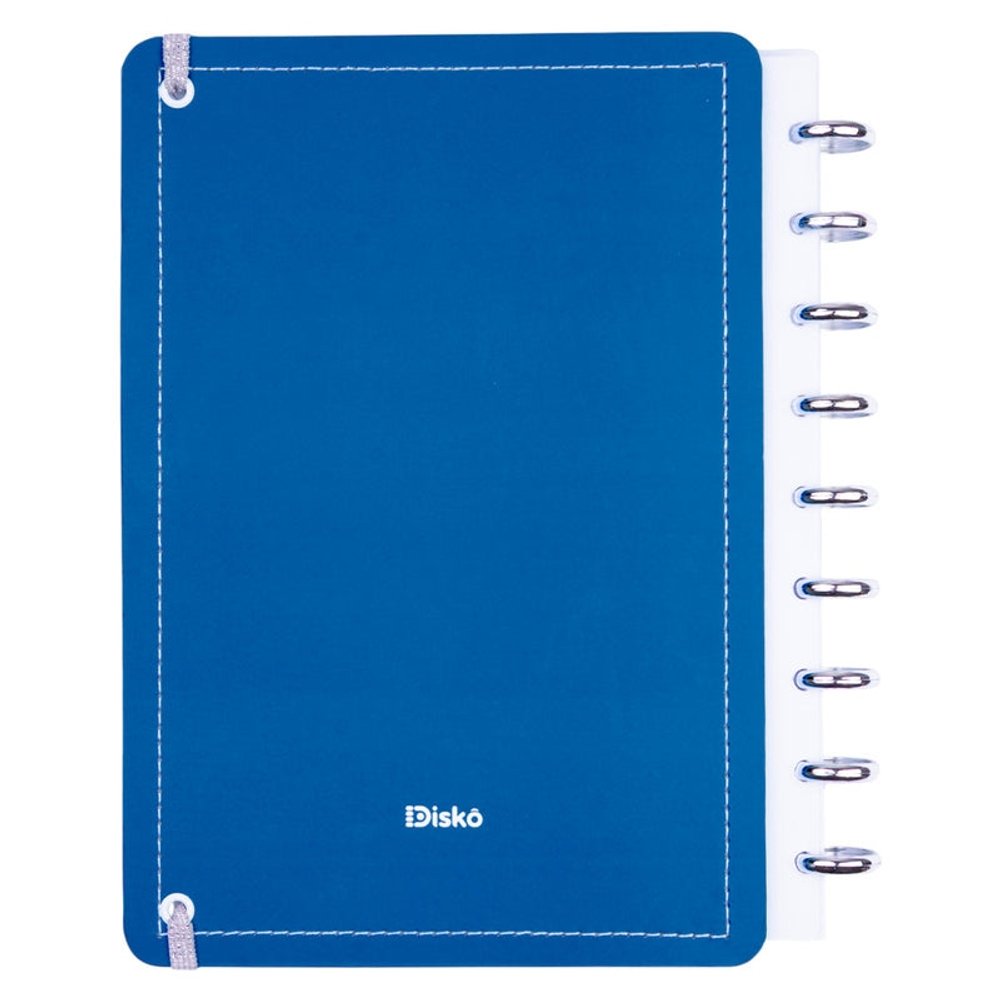 Caderno Capa Dura Listral Azul Grande G Disco Reposicionável - Imagem 2