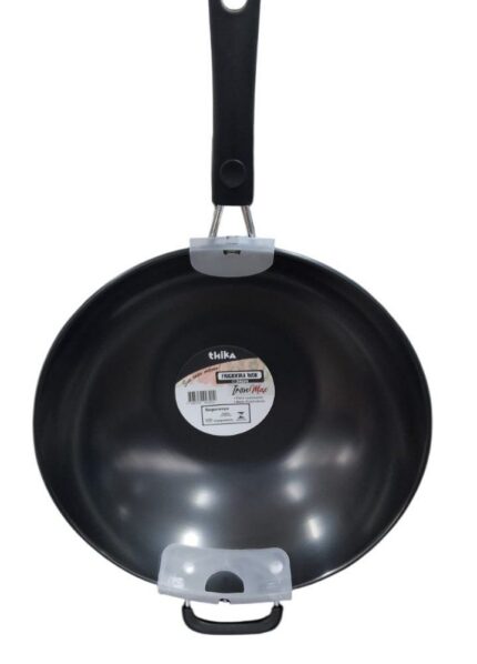 Frigideira Antiaderente 34cm Preta Multifuncional para Indução com Revestimento Durável