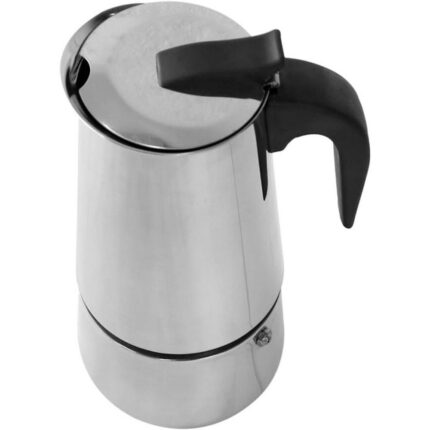 Cafeteira Italiana Inox Premium 6 Xícaras Bule Café Fogão Indução Tradicional 300ml