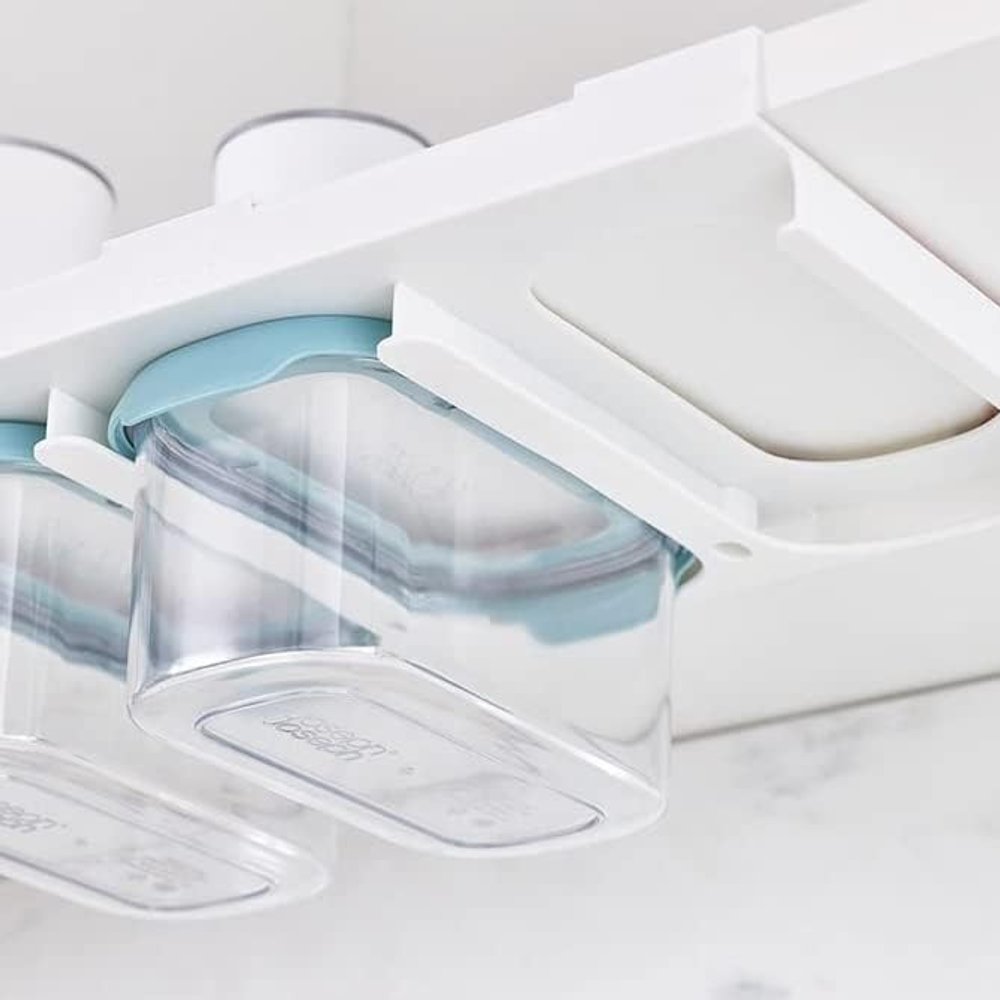 Kit 3 Potes Herméticos com Tampa e Suporte Verde TOP RIO para Armazenamento Doméstico - Imagem 4