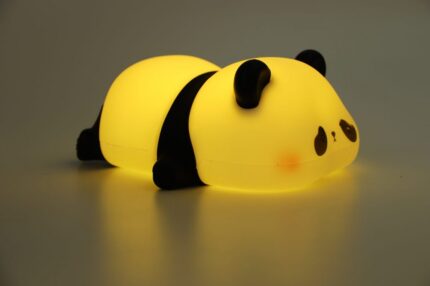Luminária LED Panda de Silicone Petrin Iluminação Decorativa Criativa para Utilidades Domésticas