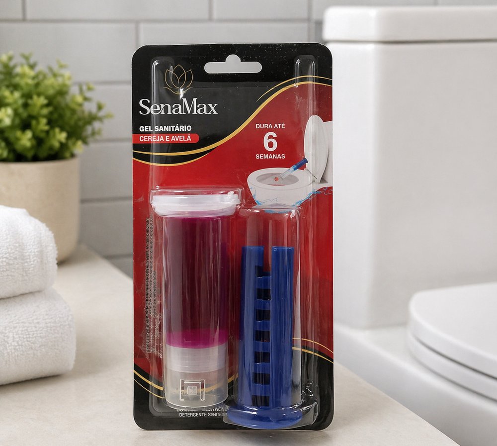 Gel Sanitário com Aplicador 37g - Cereja e Avelã