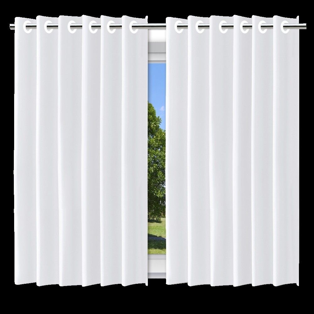 Cortina Blackout Branco c/ ilhos - 280x220cm - Imagem 2