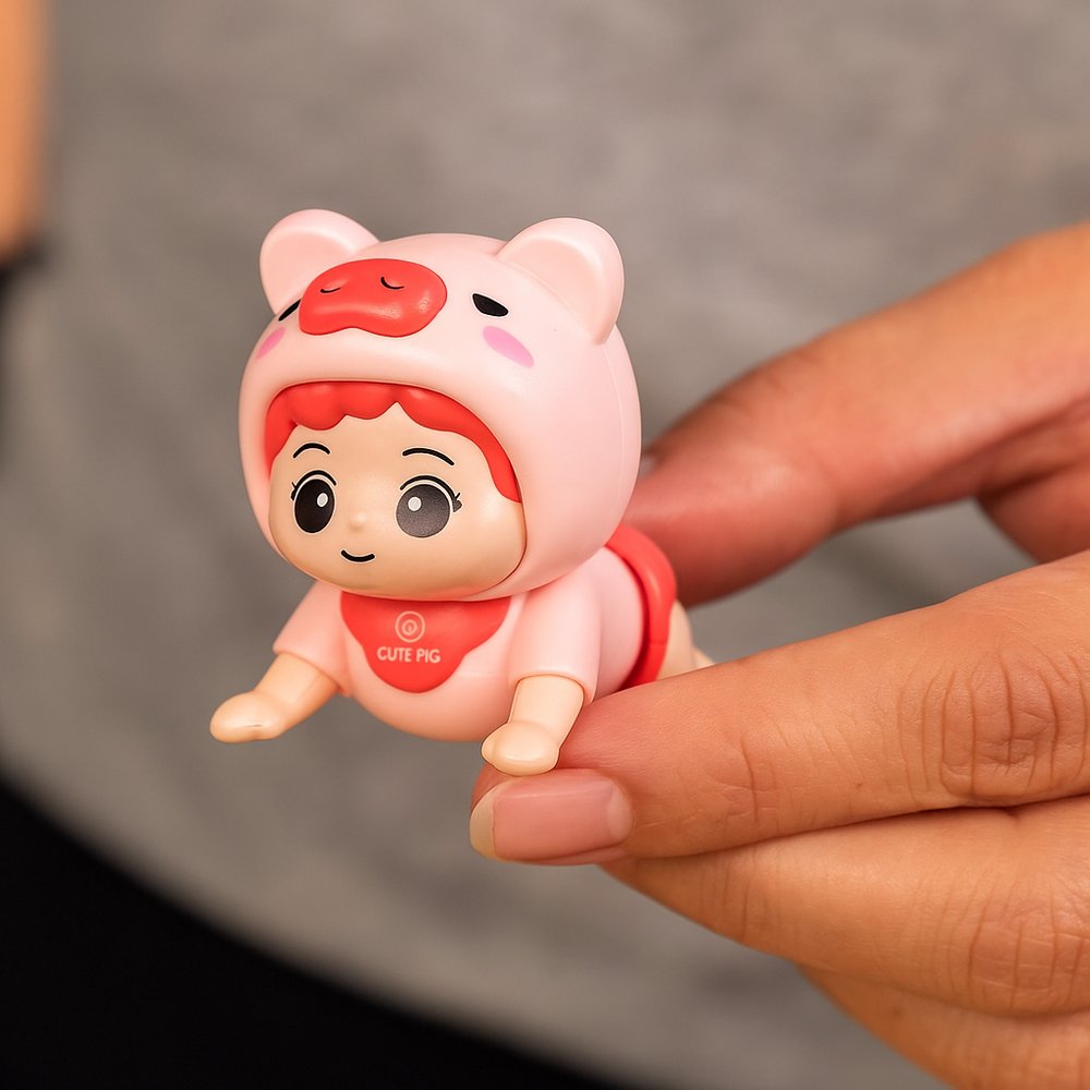 Boneca Musical de Plástico Sortida Brinquedo Infantil Som Luz Colorido Educativo - Imagem 4