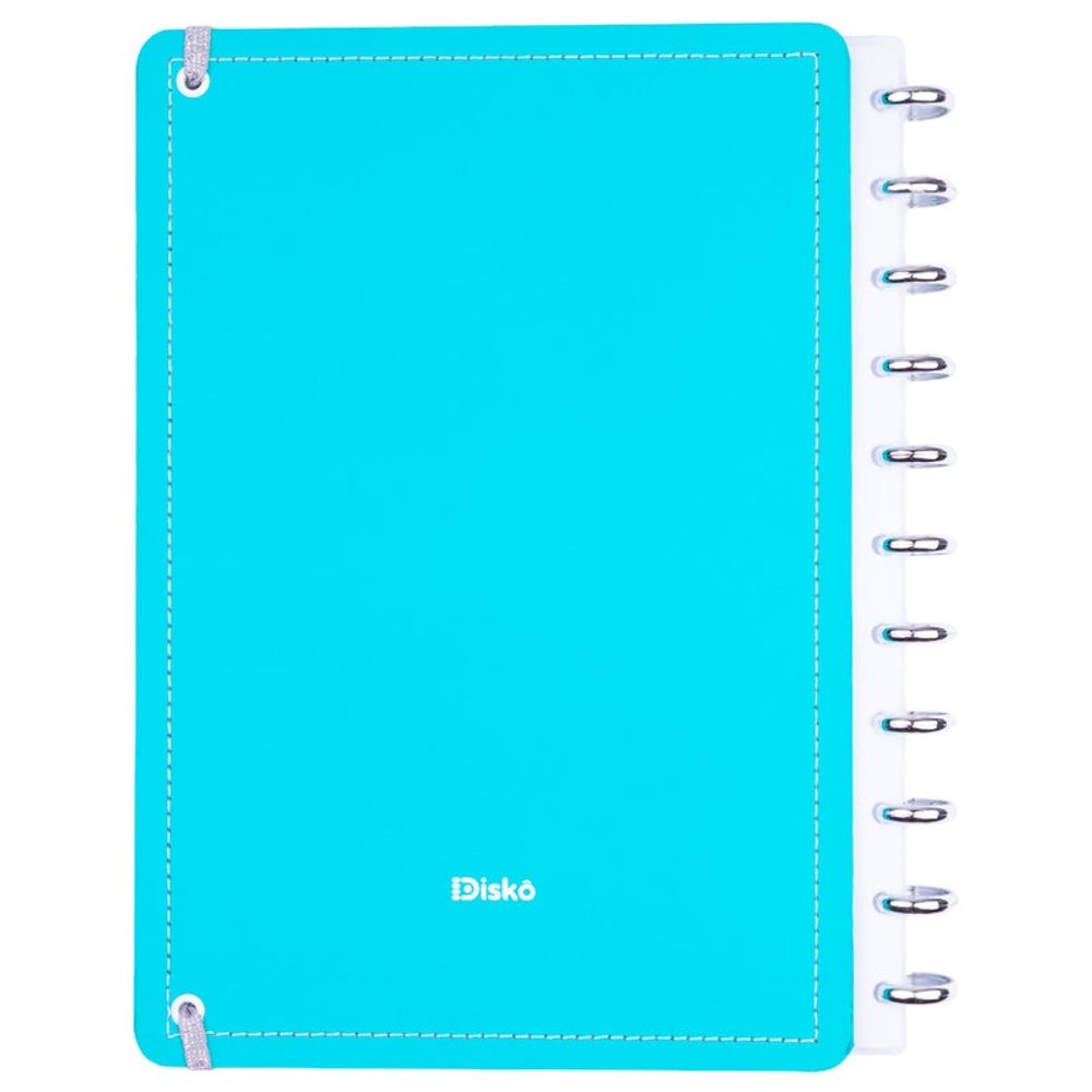 Caderno Listral Acqua Disko Grande G Capa Dura Disco Reposicionável - Imagem 2
