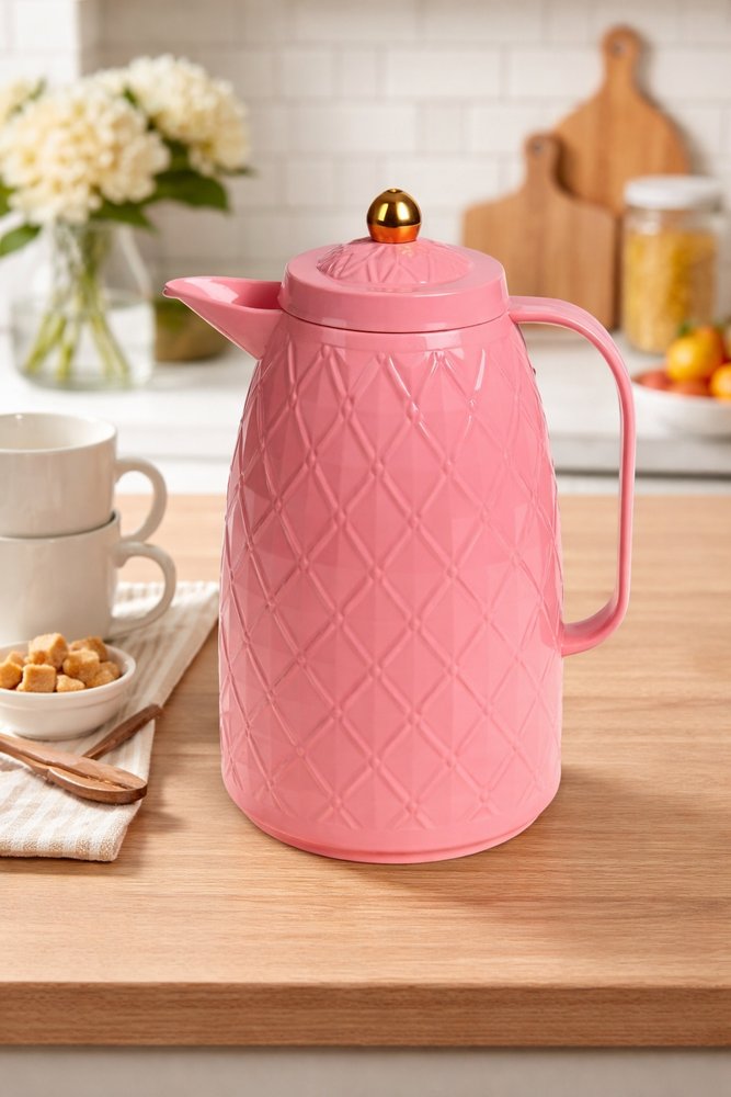 Garrafa Térmica 1 Litro Elegante para Bebidas Quente e Frio - Imagem 2