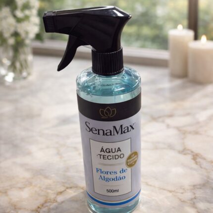 Agua para tecido flores de algodão 500ml /Azul