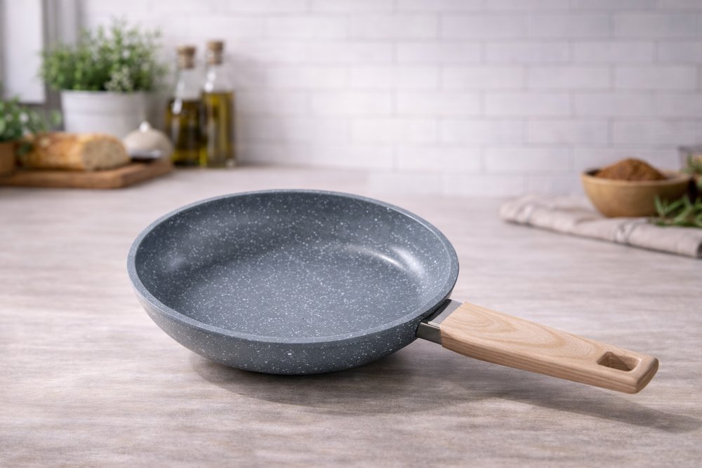 Frigideira Max Chefe Wood 20cm - Cinza - Imagem 2