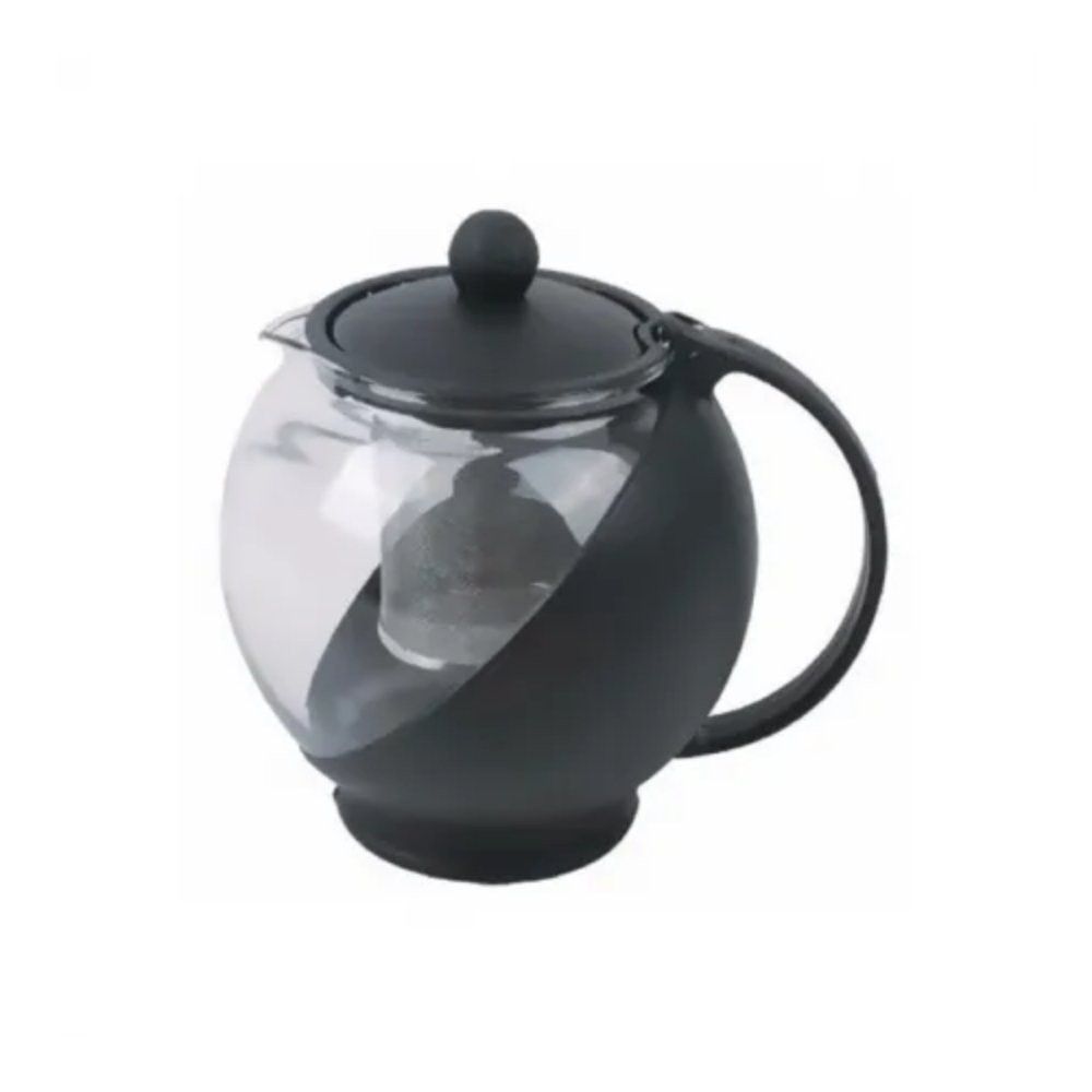 Chaleira de Vidro com Infusor 750 ml Transparente, Tampa Aço Inox, para Chá e Infusão - Imagem 2