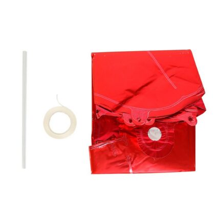 Kit Balões Metalizados Vermelho 37 cm Natal Feliz Aniversário Decoração Festa