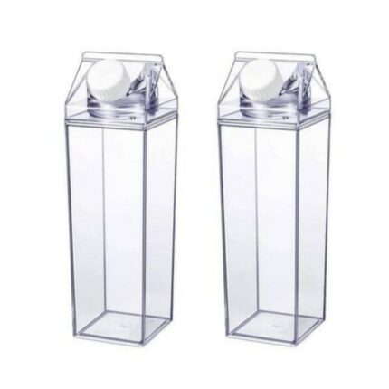 Garrafa Plástica Acrílico 1 Litro Multiuso Transparente Resistente Grande