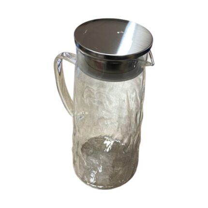 Jarra de Vidro Hannover 1,5L Tampa Hermética Transparente Cozinha Conservação Bebidas