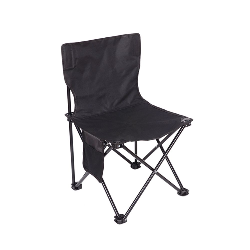 Cadeira Camping Dobrável com Bolso Porta-Objetos Assento Resistente Compacta Sortida - Imagem 2