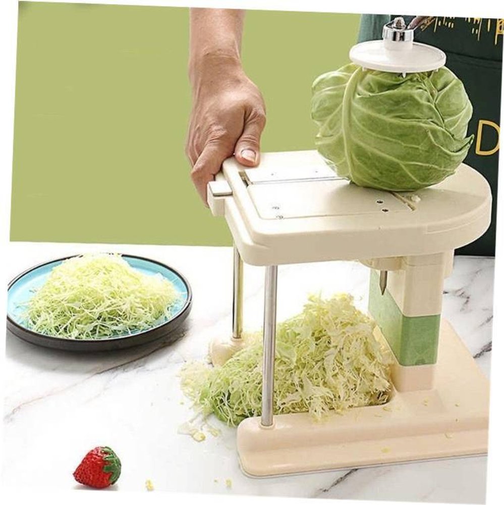 Cortador de Vegetais Manual Multifuncional - Bege - Imagem 3