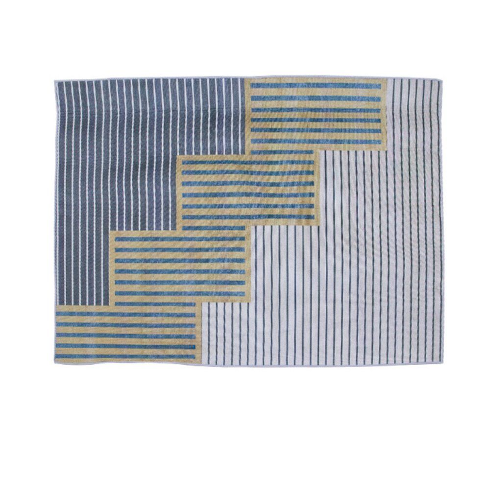 Tapete Premium Retangular 140x100cm Antiderrapante Para Sala Quarto Decoração - Imagem 3