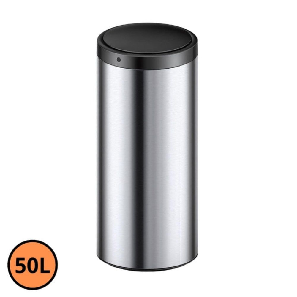 Lixeira Automática Redonda 50 Litros Aço Inox com Sensor de Movimento Alta Sensibilidade - Imagem 3