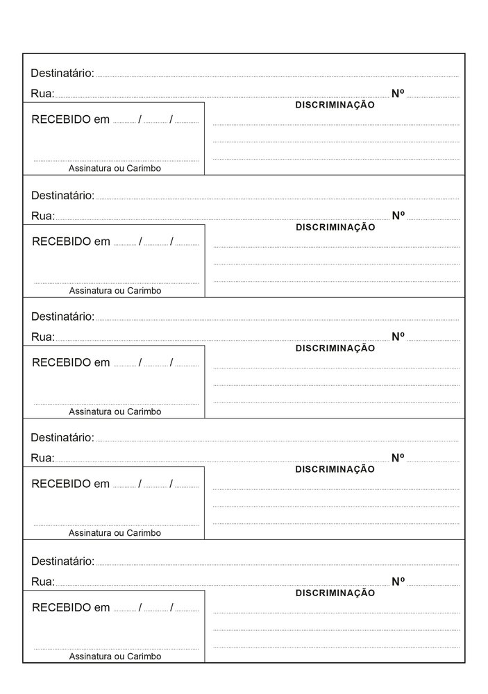 Livro Protocolo de Correspondência 104 Folhas - Azul - Imagem 3