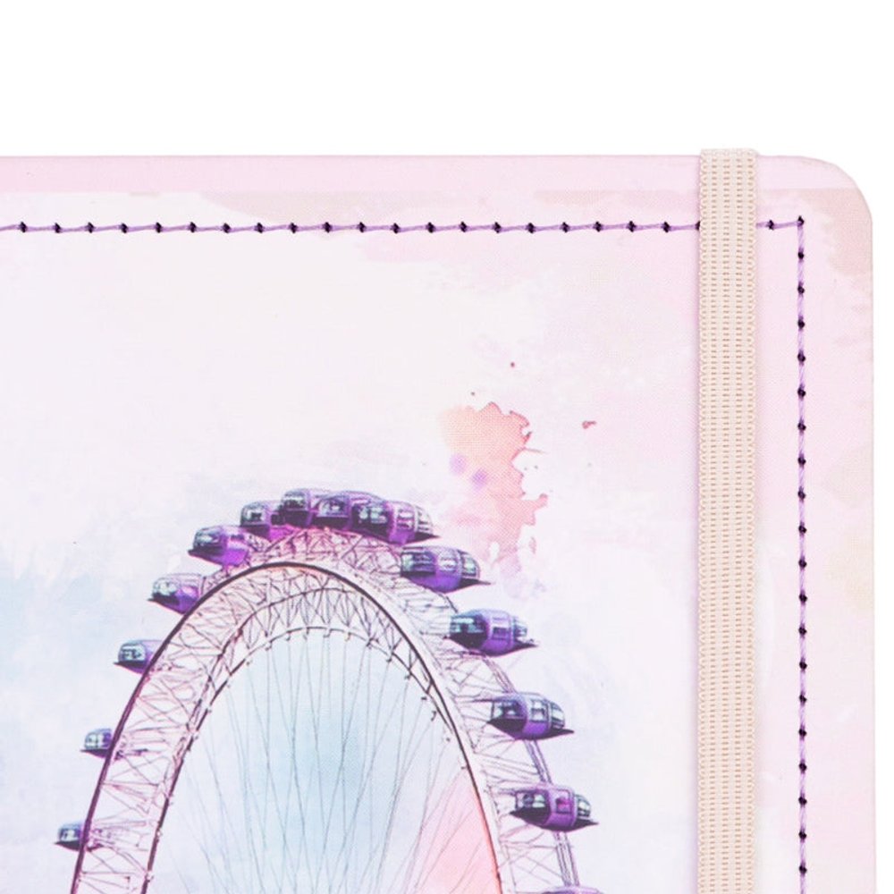 Caderno Inglaterra Grande G Capa Dura Disco Reposicionável Disko - Imagem 4