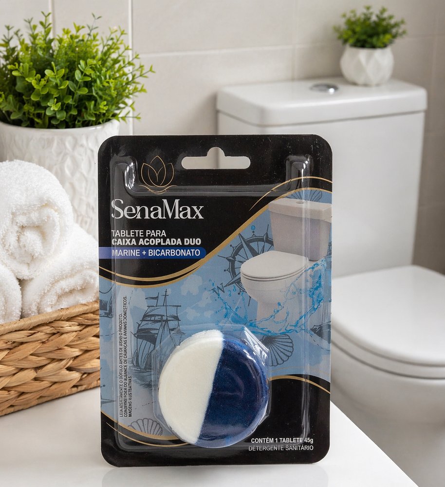 Tablete Detergente Sanitário - Marine e Bicarbonato - Imagem 3