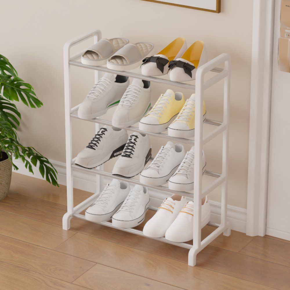 Sapateira Multiuso 4 Andares Organizadora de Sapatos Vertical Compacta Sortida 4 Camadas - Imagem 5