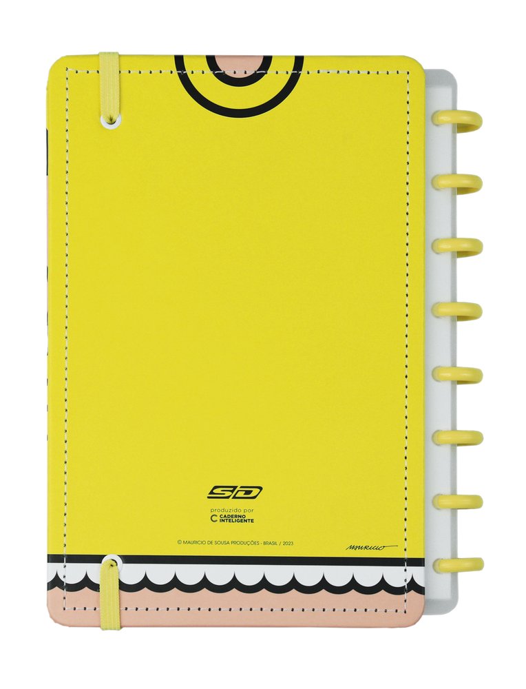 Caderno Inteligente SD Magali Grande 80 Folhas - Amarela - Imagem 2