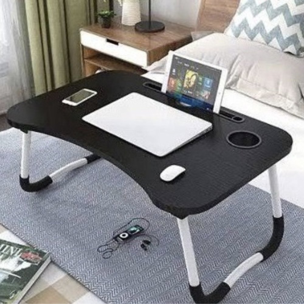 Mesa Notebook Multiuso Sortido com Regulagem Altura e Inclinação Dobrável para Escritório e Estudo - Imagem 6